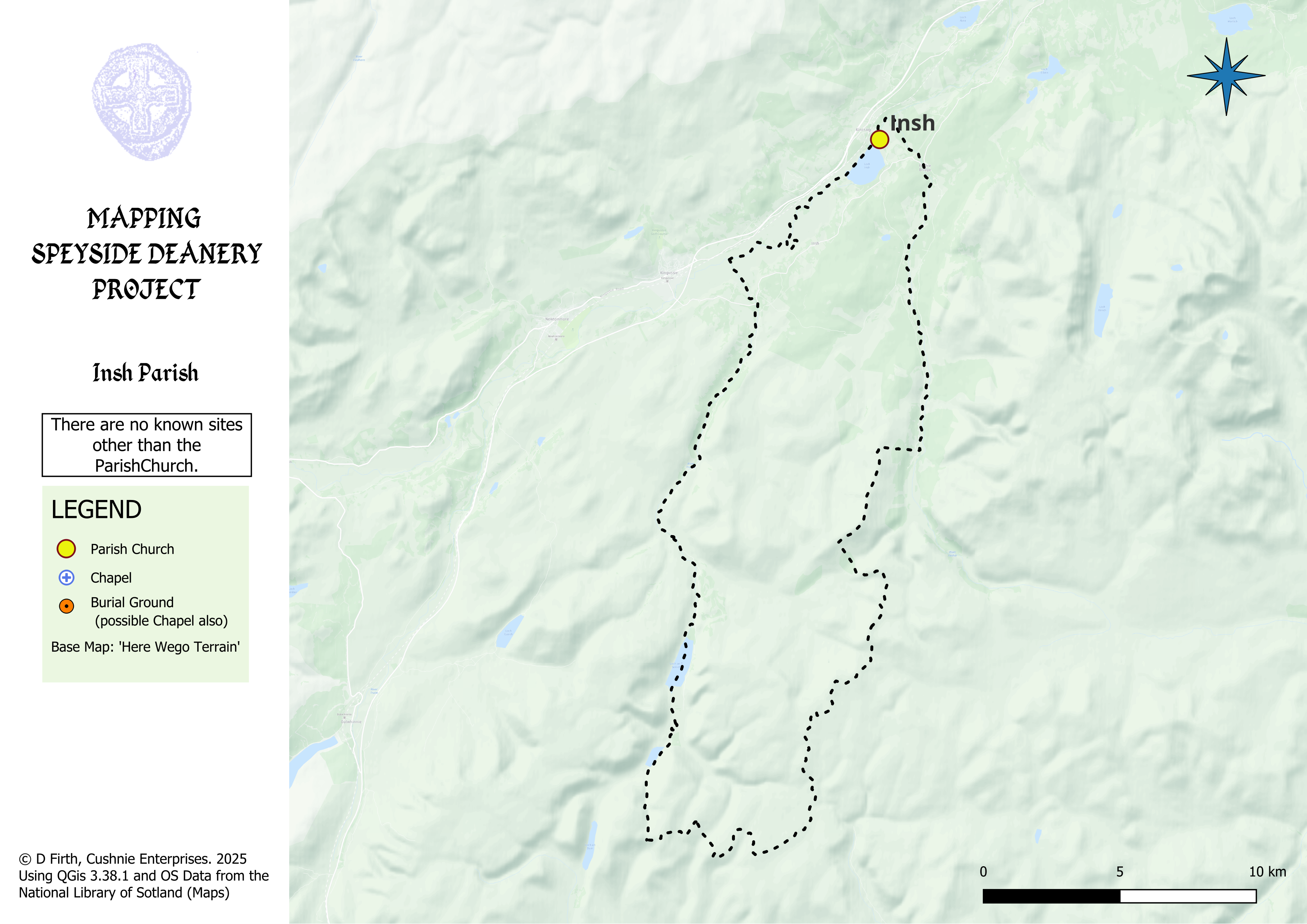 Map of Insh Parish.