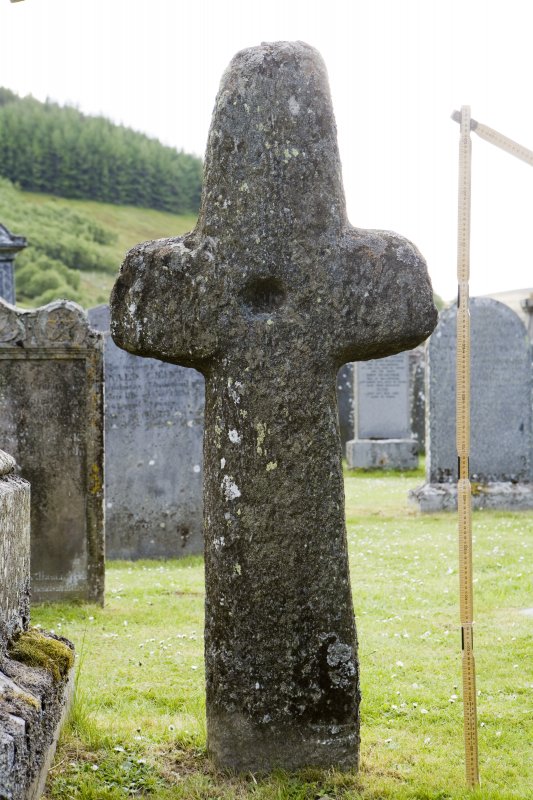 Photo of Early sandstone cross at Kirkmichael.