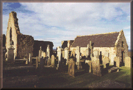 The old parish church of Aberdour.