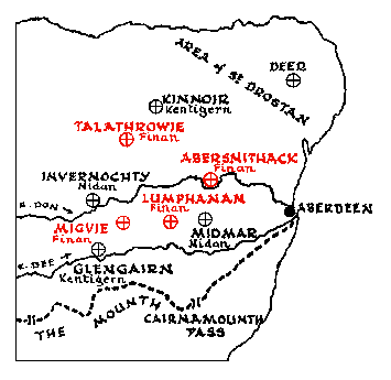 Map of St Finan's Churches